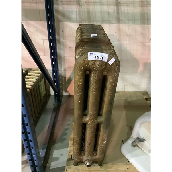 LARGE VINTAGE CAST IRON HEATING RADIATOR