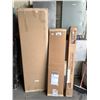 Image 1 : BOXED UMBRELLA, AND 2 BOXES OF RTA FURNITURE