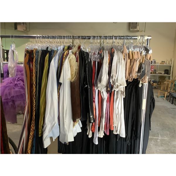 RACK OF ASSORTED CLOTHING BRANDS INCLUDE; BANANA REPUBLIC, KENNETH COLE, BROOKS BROTHER AND MORE