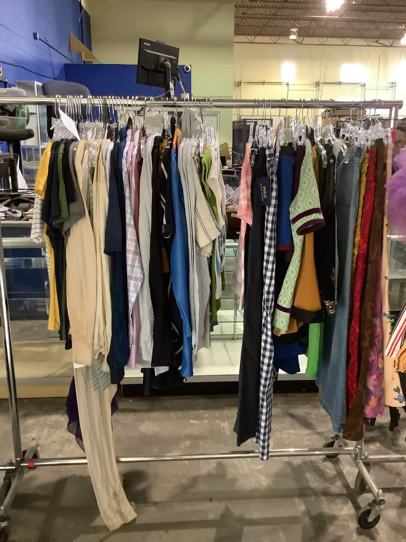 RACK OF ASSORTED CLOTHING BRANDS INCLUDE; JACK AND JONES, DENVER HAYES ...