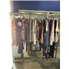 Image 1 : RACK OF ASSORTED CLOTHING BRANDS INCLUDE; JAMES PERSE, HALOGEN, EILEEN FISHER, JUDITH AND CHARLES