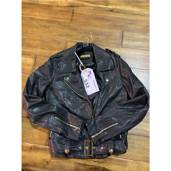 DANIER LEATHER JACKET SIZE XS