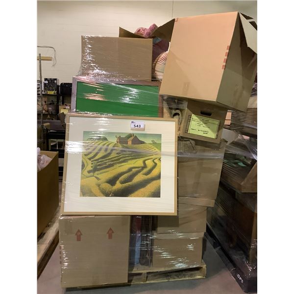 PALLET OF ASSORTED SET DEC ITEMS