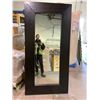 Image 1 : FULL LENGTH FRAMED MIRROR 75" X 37"