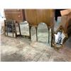 Image 2 : 4 ASSORTED VINTAGE MIRRORS