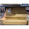 Image 2 : BOXED CUPBOARD & 3 HOMFA BESIDE SOFA DESKS