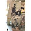 Image 1 : HUMPREY BOGART, ELVIS, JAMES DEAN MARYLIN ARTWORK SIZE 62" X 21"