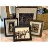 Image 1 : 4ASSORTED FRAMED PRINTS