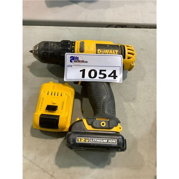 DEWALT CORDLESS DRILL WITH 2 BATTERIES