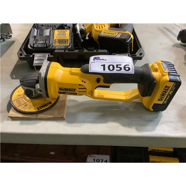 DEWALT CORDLESS GRINDER WITH BATTERY