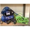 Image 3 : CAMPBELL HAUSFELD AIR COMPRESSOR 2 GAL 100 MAX PSI WITH AIR HOSE, AIR DRILL, & MORE