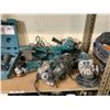 Image 3 : ASSORTED CORDED MAKITA TOOLS: GRINDERS, SANDERS, DRILL, AND SAWZALL WITH CARRYING CASE