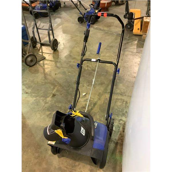 SNOW JOE ELECTRIC SNOW BLOWER NO BATTERY