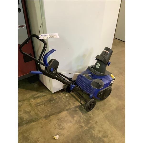 SNOW JOE ELECTRIC SNOW BLOWER NO BATTERY