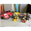 Image 1 : MILWAUKEE TOOL BAG, 2 CORDLESS DEWALT TOOLS (CIRCULAR SAW & DRILL NO BATTERIES), 2 MILWAUKEE