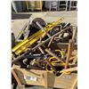 Image 2 : PALLET OF ASSORTED SLEDGE HAMMERS, WRENCHES, LEVELS, AND TOOL BAGS