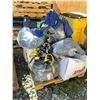 Image 1 : PALLET OF COVERALLS AND SAFETY  HARNESSES