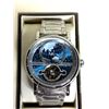 Image 2 : *NEW* MEN'S HELMA DH AUTOMATIC WORLD VIEW WATCH, TOURBILLON MOVEMENT, BLUE DIAL,