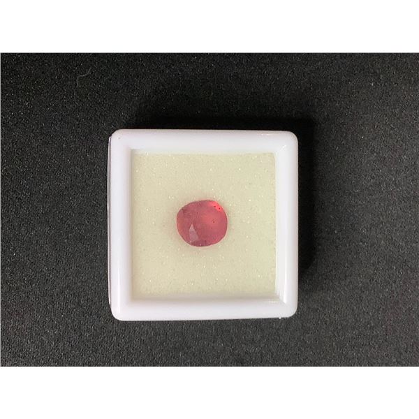 NATURAL RUBY 2.91CT, 7.98 X 7.44 X 5.14MM, OVAL CUT, SI, MADAGASCAR, GF TREATMENT