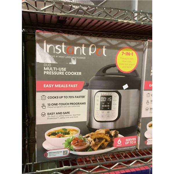 INSTANT POT 7-IN-1 DUO 6 SERVER 6QT MULTI-USE PRESSURE COOKER