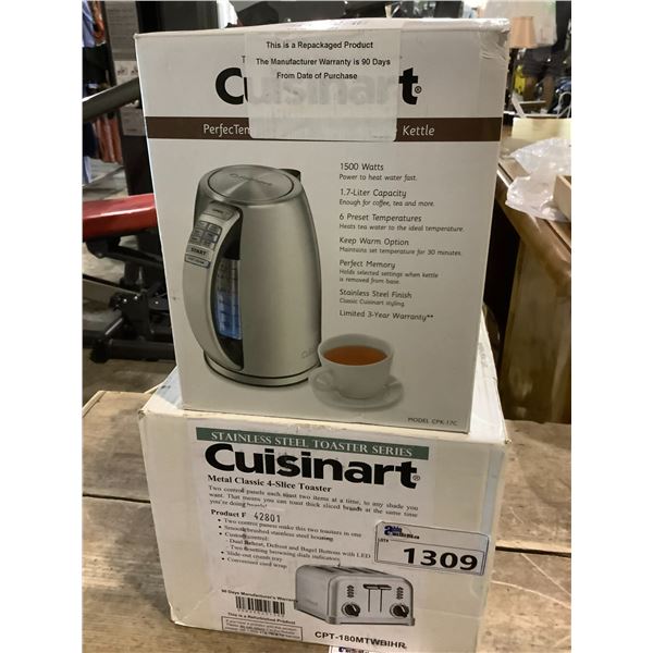 CUISINART TOASTER & KETTLE