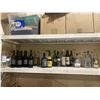 Image 1 : SHELF OF ASSORTED SET DECORATED BOTTLES