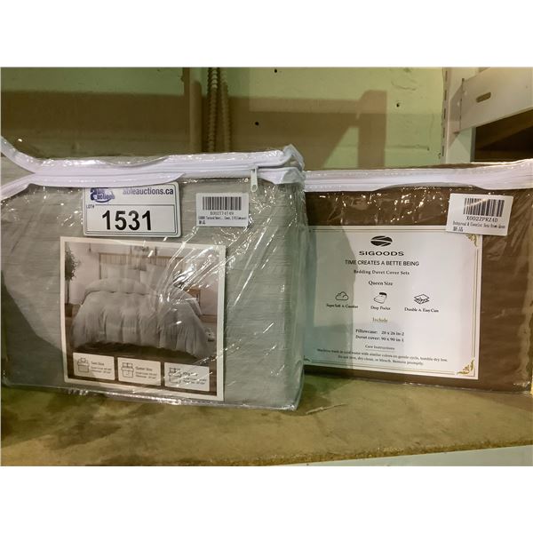 QUEEN SIZE DUVET COVER SET AND SHEET SET Able Auctions QUEEN SIZE DUVET COVER SET AND SHEET SET Able Auctions