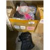 Image 1 : BOX OF HARNESSES AND BADMINTON SETS