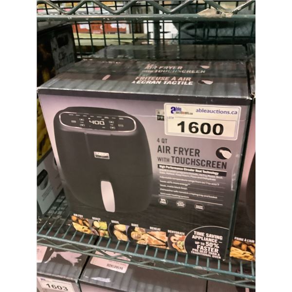 BELLA PRO SERIES 4QT AIR FRYER WITH TOUCHSCREEN