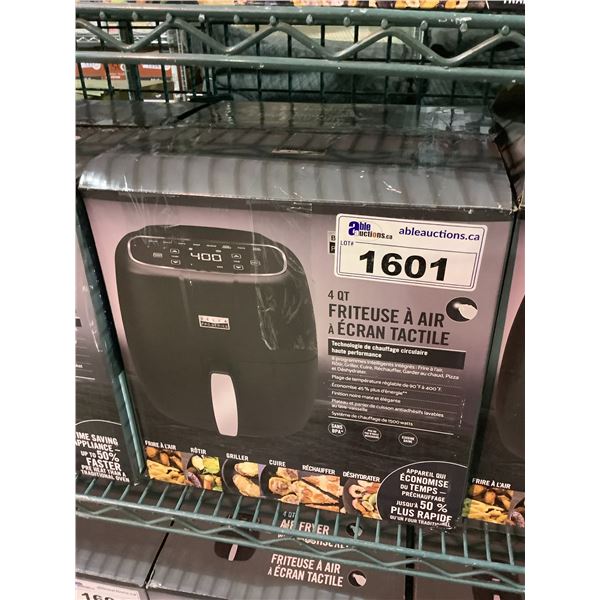 BELLA PRO SERIES 4QT AIR FRYER WITH TOUCHSCREEN