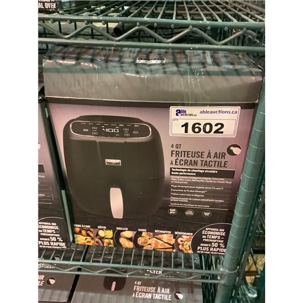 BELLA PRO SERIES 4QT AIR FRYER WITH TOUCHSCREEN