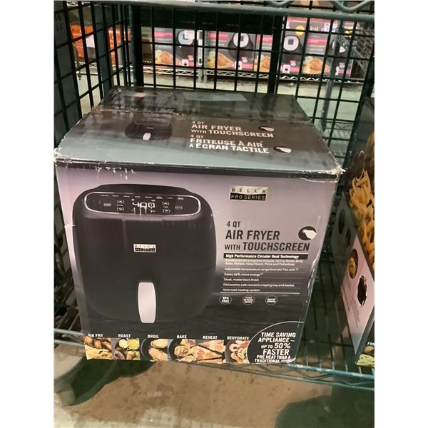 BELLA PRO SERIES 4QT AIR FRYER WITH TOUCHSCREEN