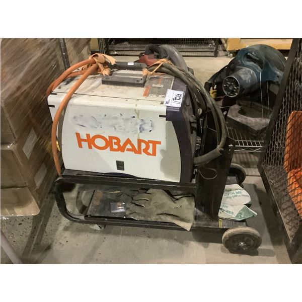 HOBART HANDLER 135 WELDER ON ROLLING CART