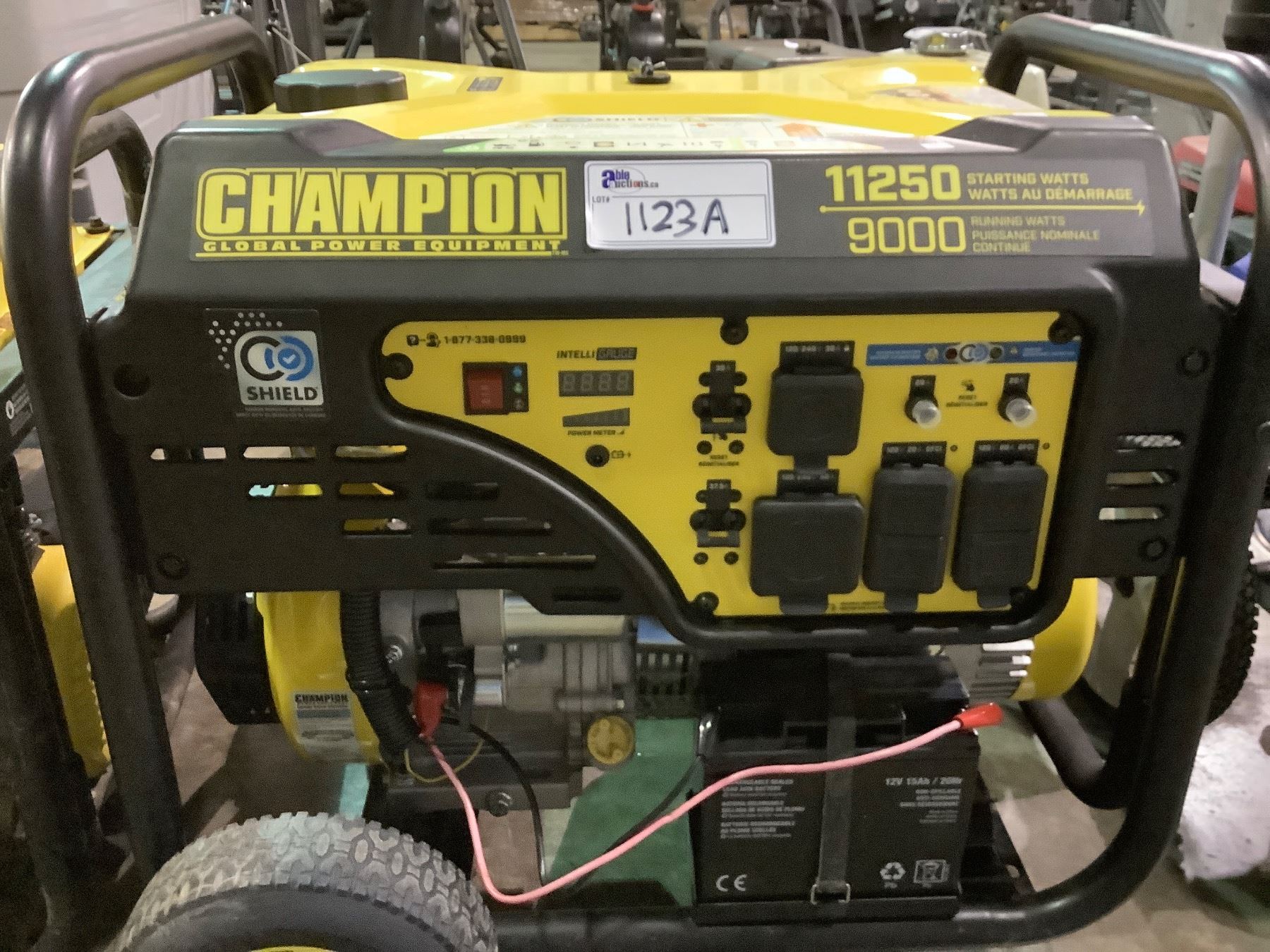 *TESTED WORKING* CHAMPION 11250 WATTS MOBILE GAS GENERATOR