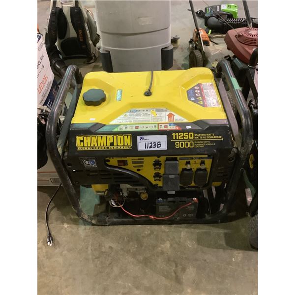 *TESTED WORKING* CHAMPION 11250 WATTS GAS GENERATOR