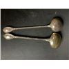 Image 2 : 2 ODIOT STERLING SILVER LADLES (COMBINED WEIGHT 464 GRAMS)