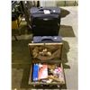 Image 1 : 2 SAMSONITE SUITCASES AND BRIEFCASE WITH CONTENTS