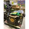 Image 2 : BIN OF ASSORTED PRODUCTS FOR PARTS OR REPAIR; TOWER FAN, VACUUMS, SPRINKLER SYSTEMS AND MORE