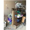 Image 2 : PALLET OF METAL SHELVING, CHRISTMAS DECOR, TOOLS AND MORE