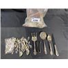 Image 1 : SILVER PLATED CUTLERY AND UTENSILS