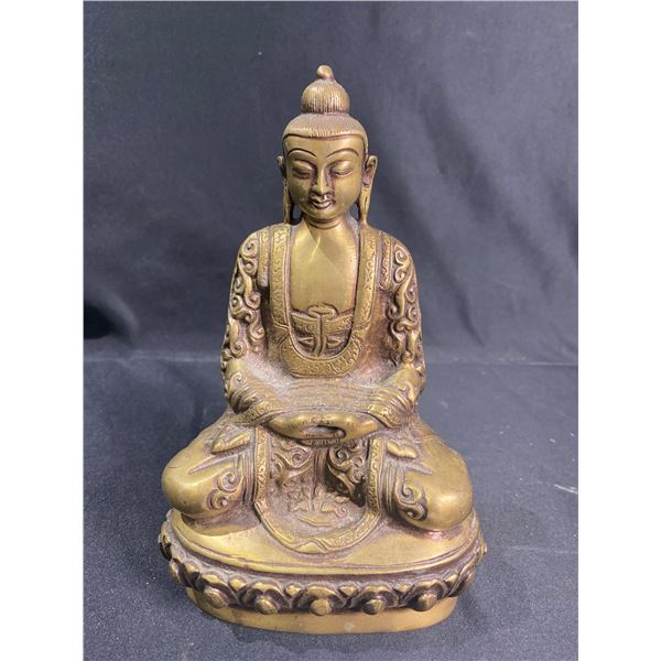 BRASS BUDDHA STATUE