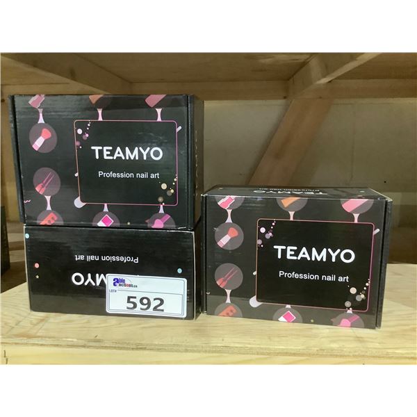 3 TEAMYO PROFESSION NAIL ART KITS