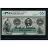 Image 1 : 1860's $5 Providence RI Obsolete Note PMG 65EPQ