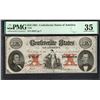 Image 1 : 1861 $10 T-26 Confederate PMG 35