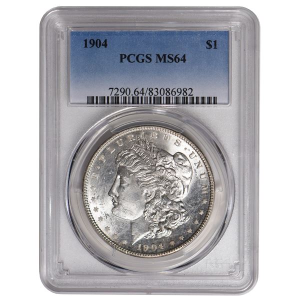 1904 $1 Morgan Silver Dollar PCGS MS64