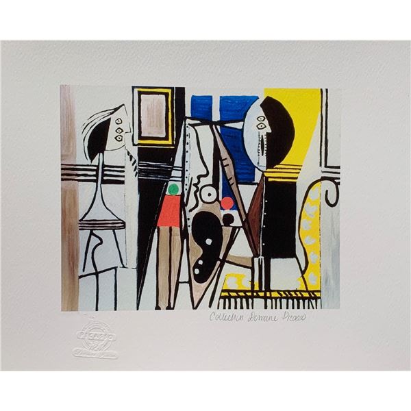 Picasso PAINTER IN THE STUDIO Estate Signed Giclee