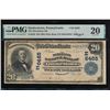 Image 1 : 1902 $20 Quakertown PA National PMG 20