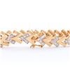 Image 2 : Plated 18KT Yellow Gold 0.25ctw Diamond Bracelet