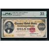 Image 1 : 1922 $100 Gold Certificate PMG 35