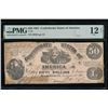 Image 1 : 1861 $50 T-14 Confederate PMG 12NET